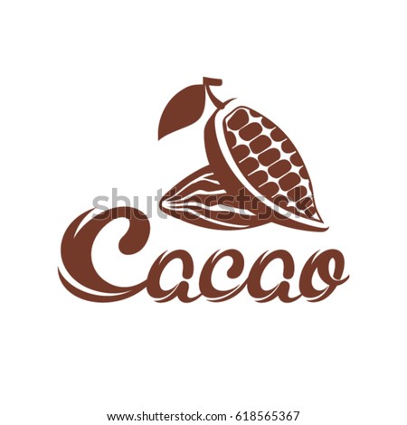 Download Cacao Logo Stock Vector 618565367 - Shutterstock