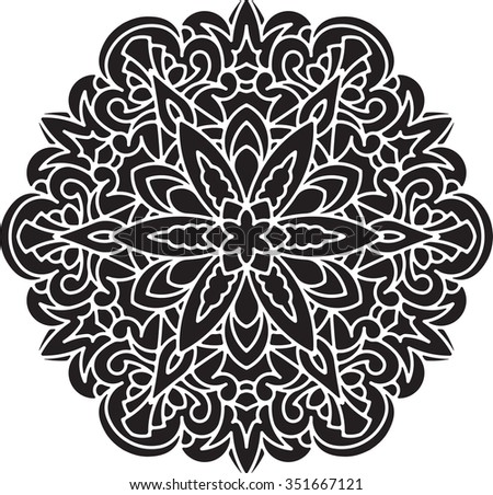 ornate mandala gothic lace tattoo celtic stock illustration ornate mandala gothic lace tattoo celtic stock illustration