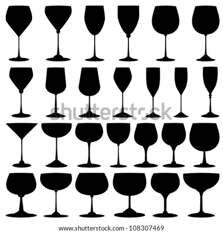 Glasses silhouette Stock Photos, Images, & Pictures | Shutterstock