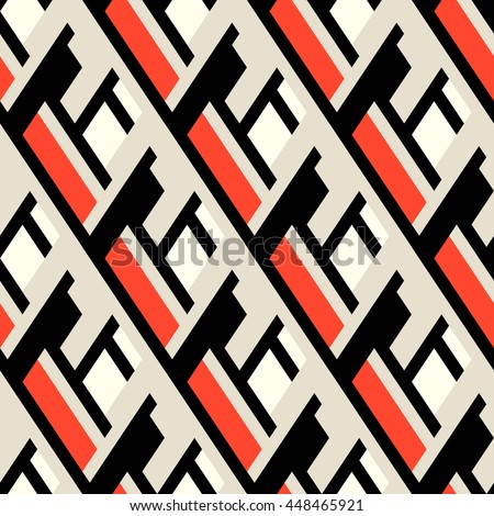 Blue Multicolor Geometric Hipster Pattern Diagonal Stock Vector ...