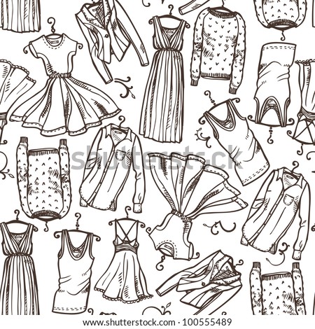  Pencil Sketches Dress Designs Stock Images Royalty-Free Images 