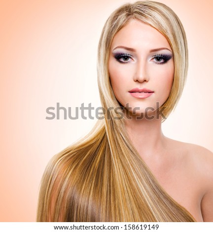 Portrait Woman Long Beautiful Hair Stock Photo 66695821 - Shutterstock