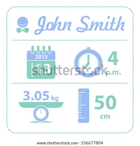 baby birth announcement cards