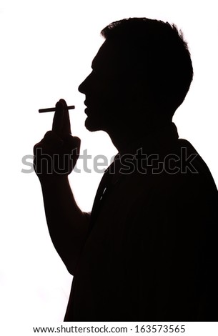 Girl Silhouette Smoking Stock Photos, Images, & Pictures | Shutterstock