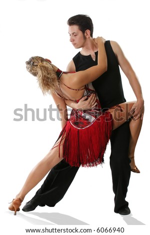 Dancer Ballroom Dancing Couple Latin Rumba Stock Photo 6066940 ...