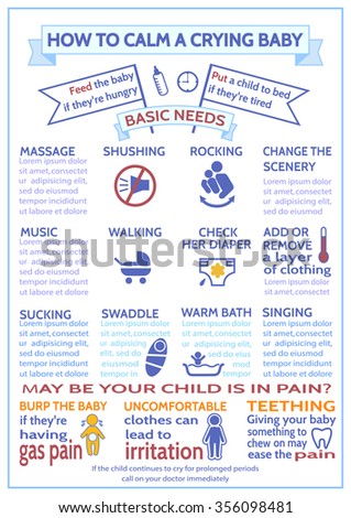 detailed vector baby child infographic presentation stock vector detailed vector baby child infographic presentation stock vector, Template For Children Clothing Presentation, Presentation templates