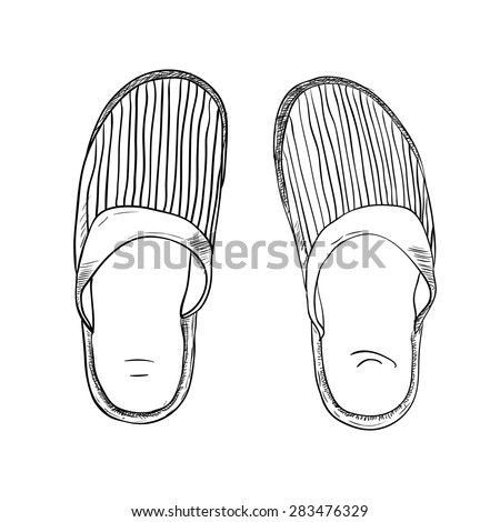 Slippers Isolated Stock Images, Royalty-Free Images & Vectors