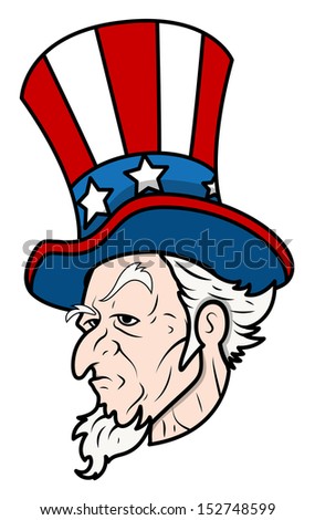 Uncle Sam Face Stock Vectors & Vector Clip Art | Shutterstock