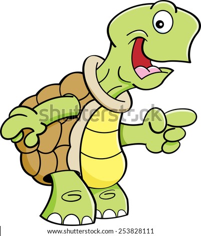 Grumpy Cartoon Turtle Vector Clip Art Stock Vector 132155171 - Shutterstock