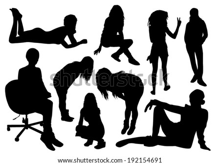 Nude Silhouettes Of People 54