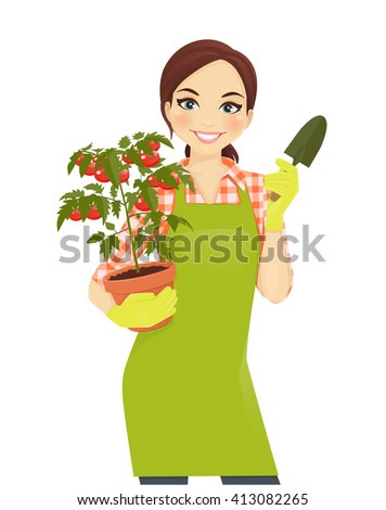 https://thumb7.shutterstock.com/display_pic_with_logo/949726/413082265/stock-vector-gardening-beautiful-woman-holding-tomato-plant-pot-413082265.jpg