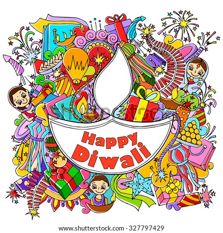 13+ Diwali Crackers Drawing Images Pics