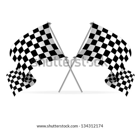 Vector Racing Flags Stock Vector (Royalty Free) 134312174 - Shutterstock