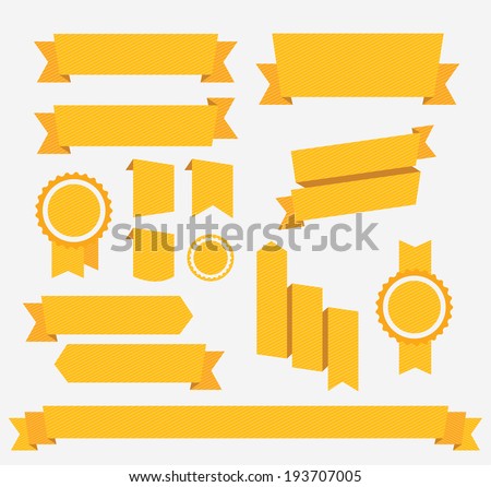  Yellow Banner Stock Images Royalty Free Images Vectors 