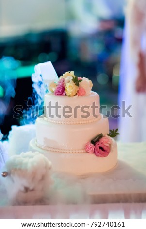 Beautiful Wedding Cake Detail Beautiful Wedding Cake Detail