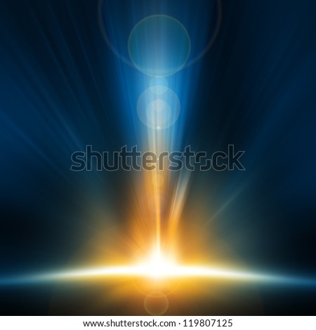 Abstract background, Beautiful rays of light.