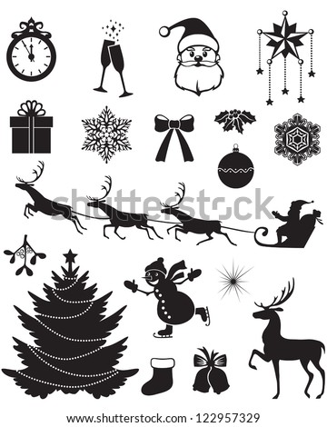 Christmas Silhouettes Stock Photos, Images, & Pictures | Shutterstock