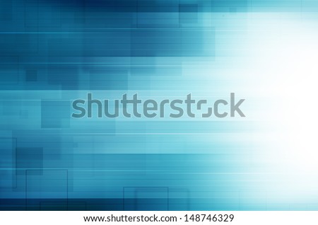 Abstract blue technology background.