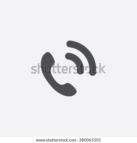 Call Icon Isolated White Background Stock Illustration 504035443