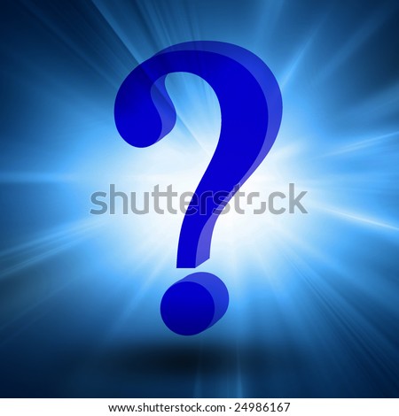 Question Mark On Dark Blue Background Stock Illustration 20226703 ...
