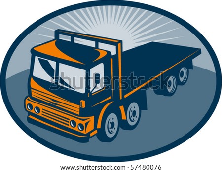 Flatbed Truck Stock Images, Royalty-Free Images & Vectors | Shutterstock