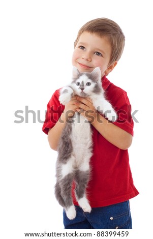 Boy With Cat Stock Photos, Images, & Pictures | Shutterstock