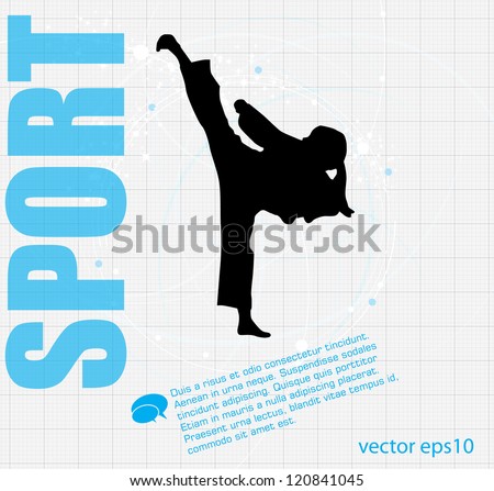 Karate illustration