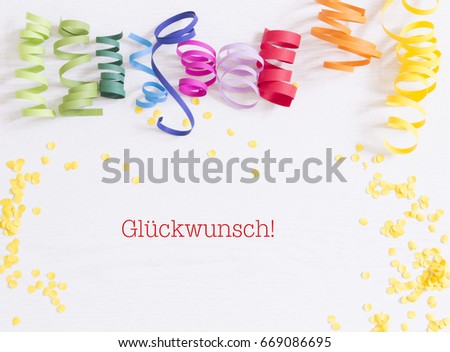 german congratulation in word Images Stock Congratulation German Royalty In Free Images,