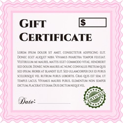 excel gift certificate template