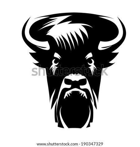 Bison clip art Free Vector / 4Vector