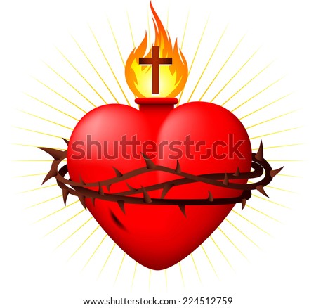 God Heart clip art Free Vector / 4Vector