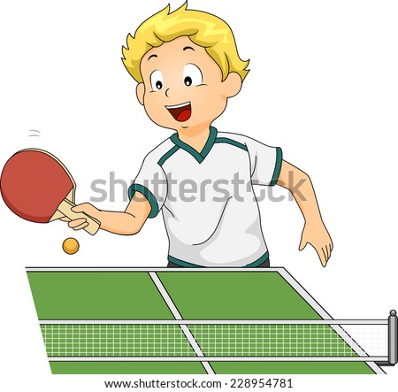 Table Tennis clip art Free Vector / 4Vector