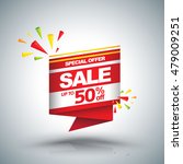 sale vector banner   discount... | Shutterstock .eps vector #479009251