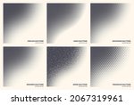 different variations halftone... | Shutterstock .eps vector #2067319961