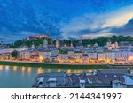 Salzburg Austria  Night City...