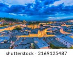 Salzburg Austria  Night City...