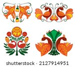 birds illustration.decorative... | Shutterstock .eps vector #2127914951