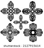 patterns of tattoo set. design... | Shutterstock .eps vector #2127915614