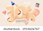 10k or 10000 followers thank... | Shutterstock .eps vector #1914626767