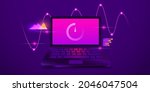 online downloading and... | Shutterstock .eps vector #2046047504