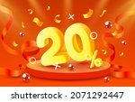 20 off. discount creative... | Shutterstock .eps vector #2071292447