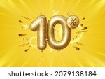 10 off. discount creative... | Shutterstock .eps vector #2079138184