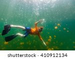 Underwater Photo Of Tourist...
