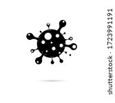vector icon of coronavirus cell.... | Shutterstock .eps vector #1723991191