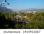Landscape Of Nam Song River  A...