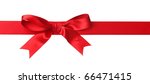 red bow isolated on white | Shutterstock . vector #66471415