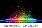 Rainbow Of Sparkling Glittering ...