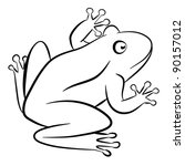 Frog Outline Free Stock Photo - Public Domain Pictures