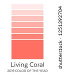 living coral color tints... | Shutterstock .eps vector #1251392704