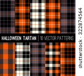 Halloween Tartan Plaid Patterns....
